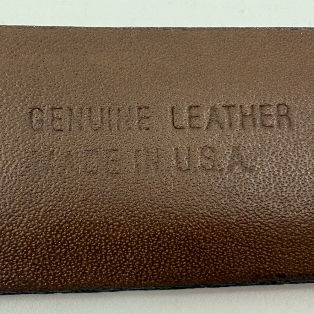 Vintage Worn‎ Leather Belt 50